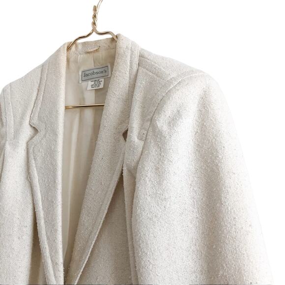 Jacobson's Vintage 1980s Jacket Cream - Picture 2 of 7
